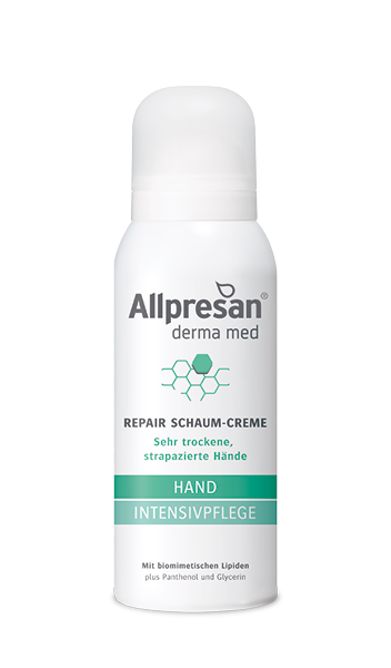 Allpresan Derma med Repair Schaum-Creme Hand Intensivpflege in der 100 ml Dose