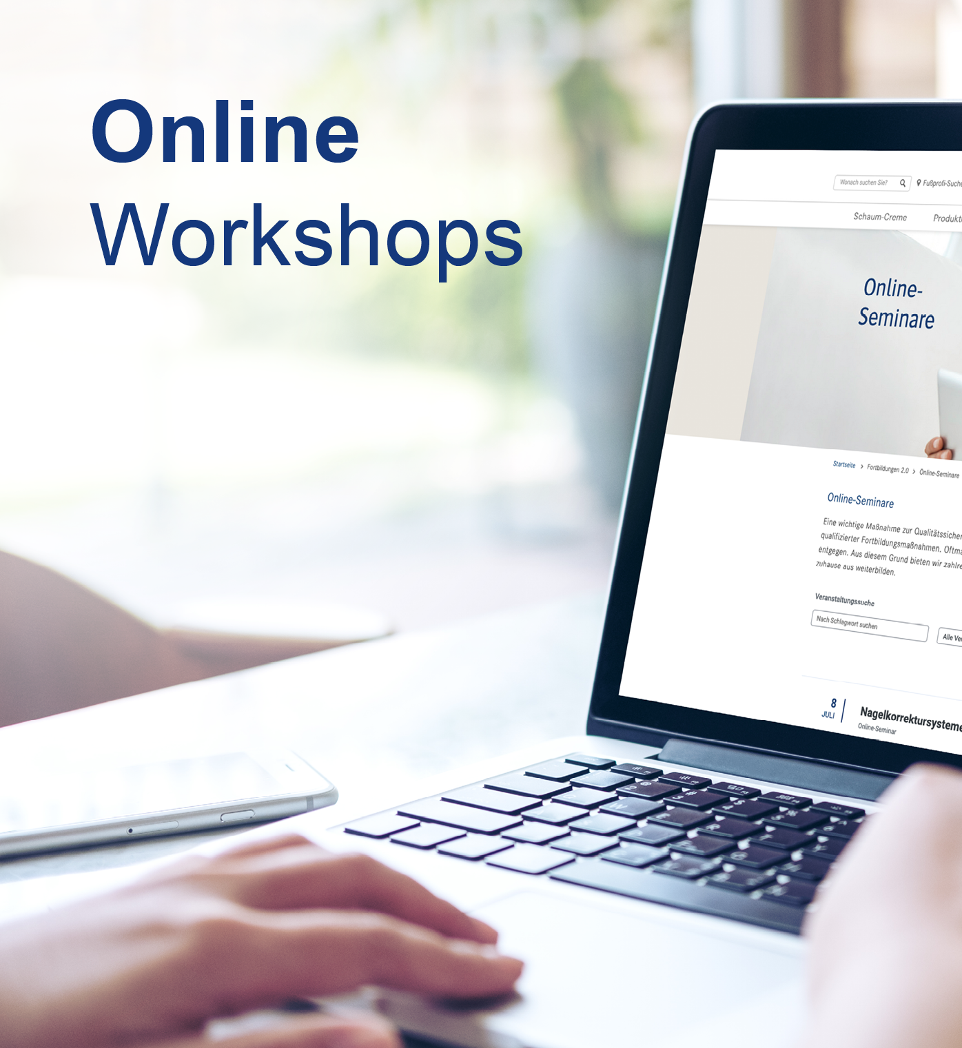 Laptop für Onyfix Online-Workshops im neubourg-professional Shop
